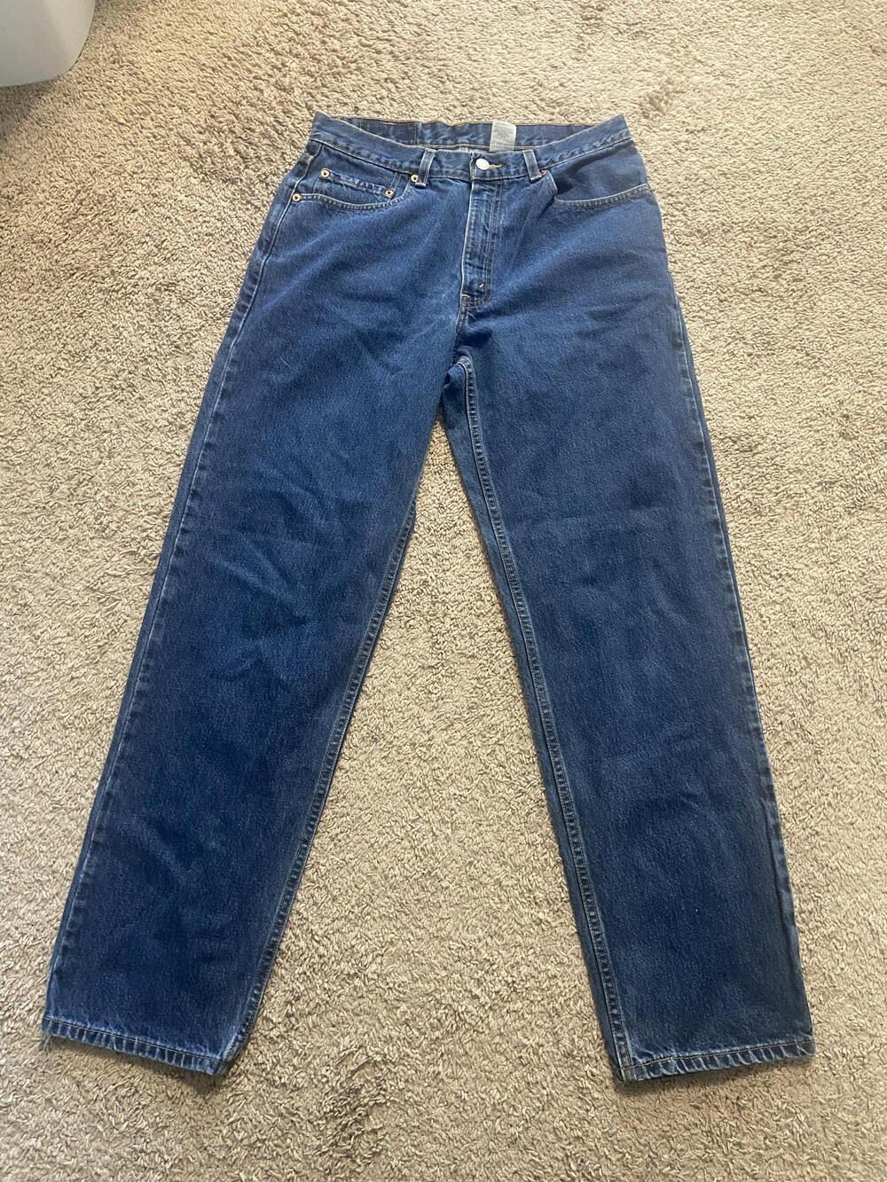 Levis 550 Jeans Mens 34x29 Blue Med Wash Relaxed Tapered Leg Denim Pants